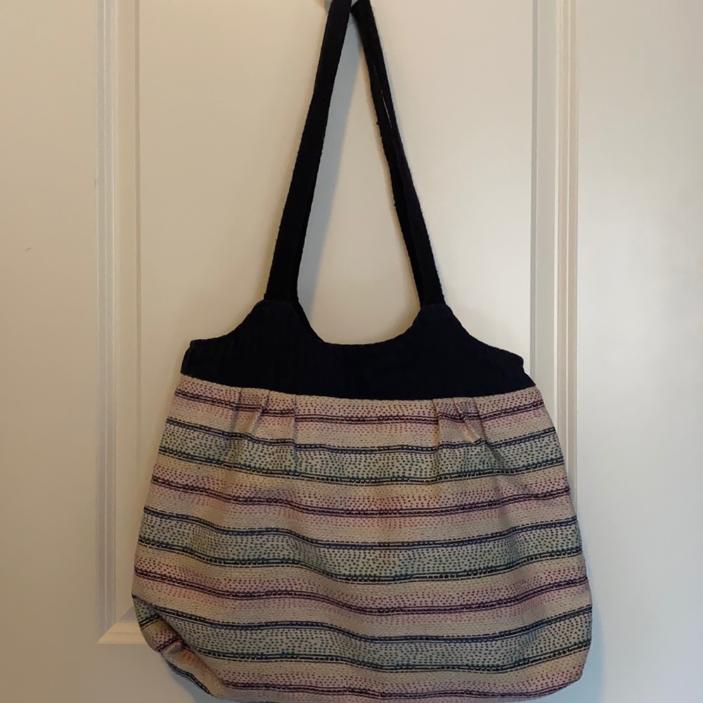 Multi coloured shoulder bag